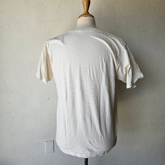 VTG 80s Single Stitch Native American Eastern Woodland Publishing Fishing Tshirt - Picture 6 of 9